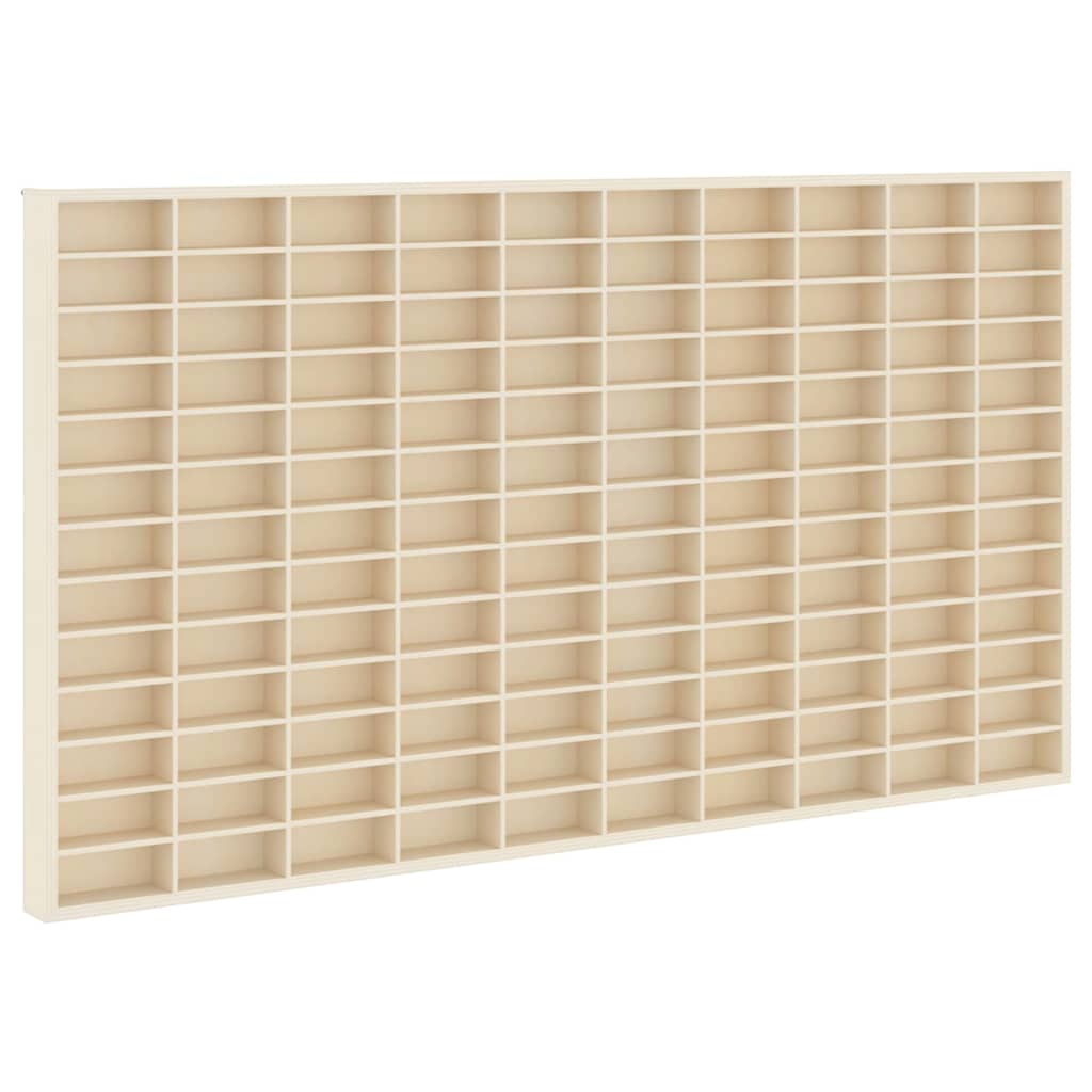 Veggdokumentdisplay Beige 98 x 4,5 x 55 cm Konstruert tre