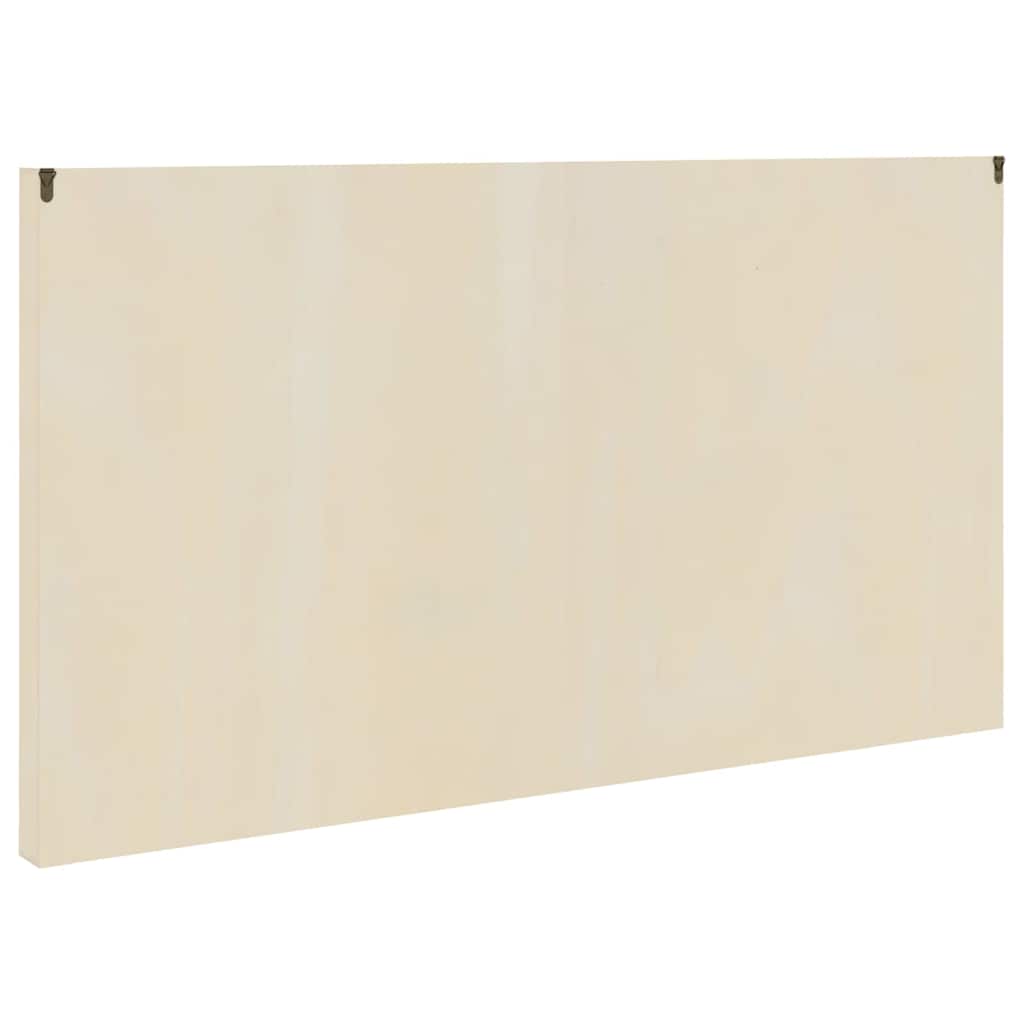Veggdokumentdisplay Beige 98 x 4,5 x 55 cm Konstruert tre