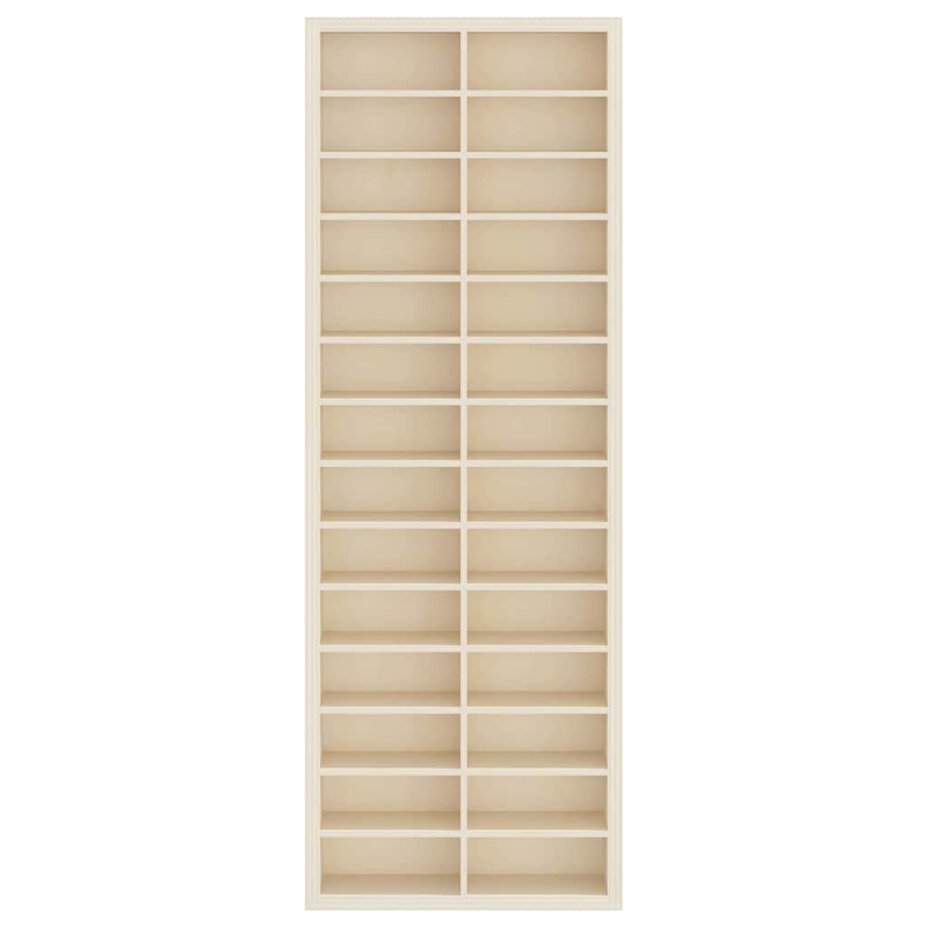 Veggdokumentdisplay Beige 21 x 4,5 x 59 cm Konstruert tre