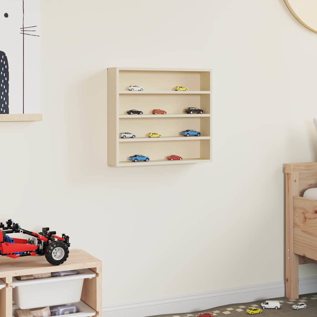 Veggdokumentdisplay Beige 40 x 8,5 x 37 cm Konstruert tre