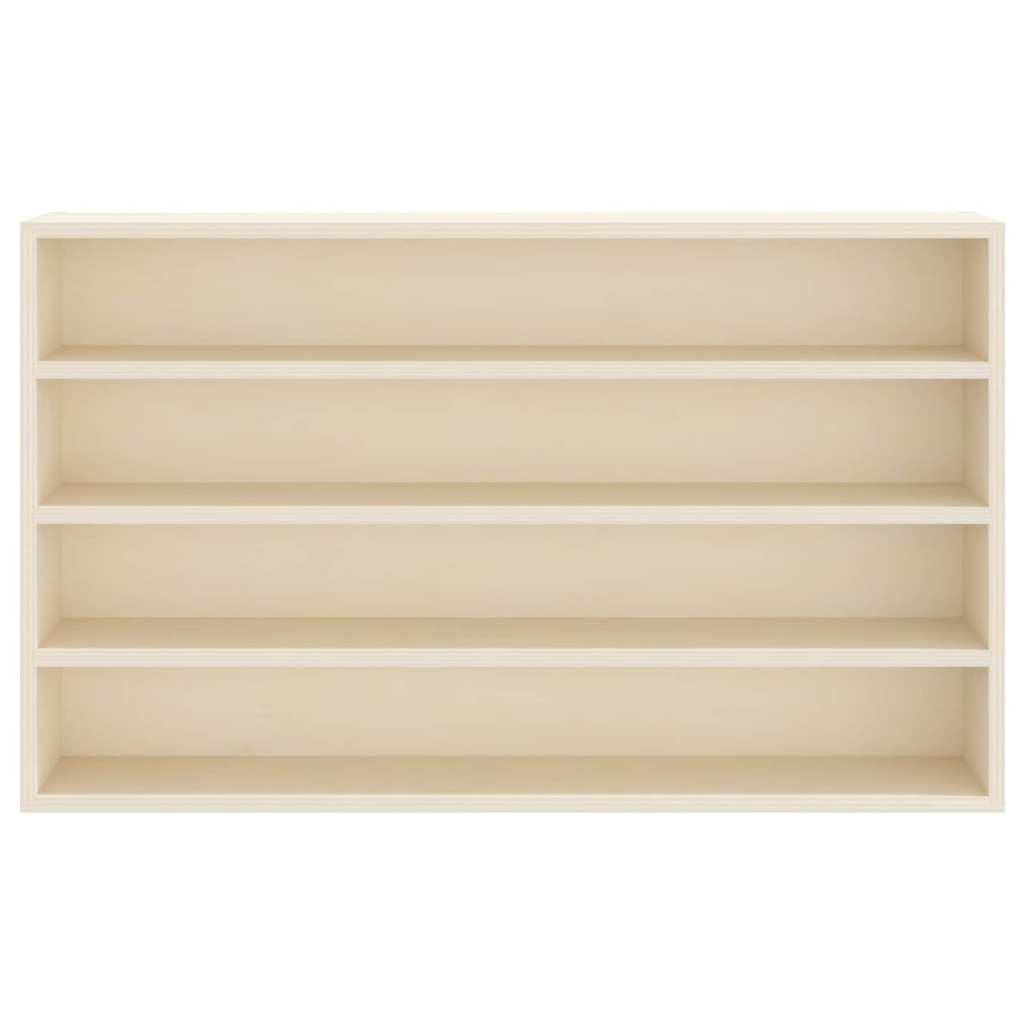 Veggdokumentdisplay Veggmontert Beige 60 x 8,5 x 37 cm