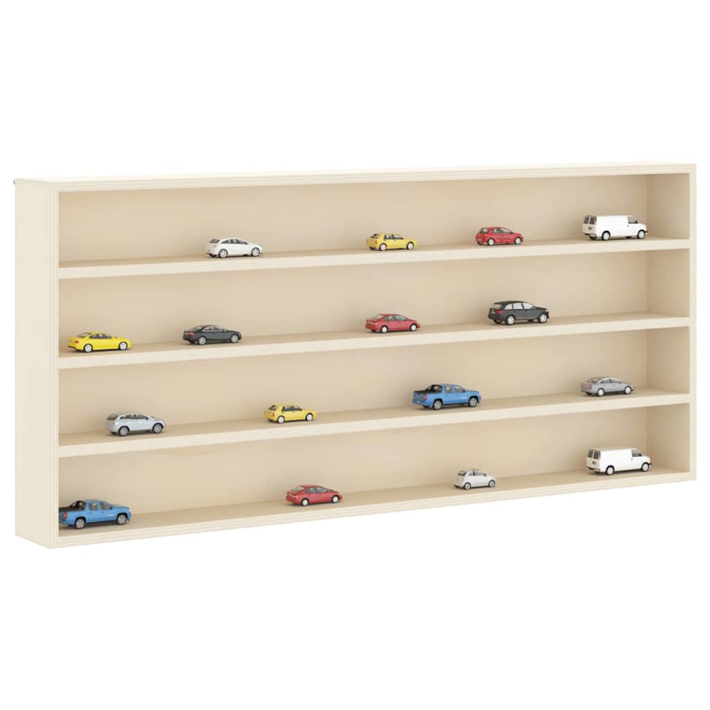 Veggdokumentdisplay Beige 80 x 8,5 x 36 cm Konstruert tre