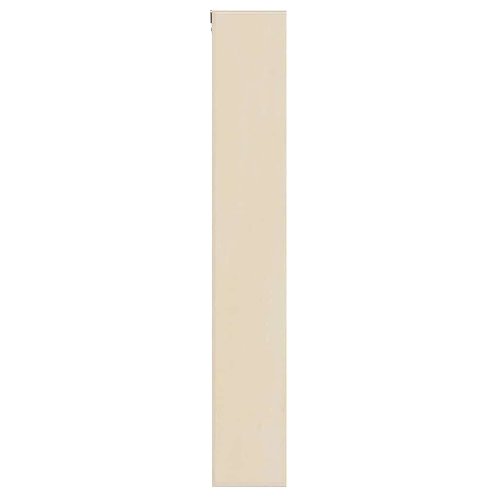 Veggdokumentdisplay med hylle Beige 60 x 8,5 x 54 cm Kryssfinér