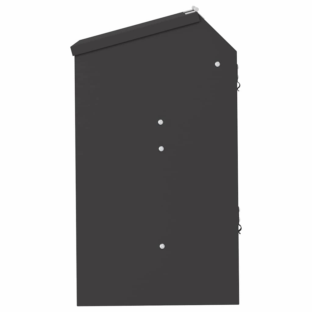 Kaninfôrer Svart 64.5 x 25.5 x 45.5 cm Kaldvalsget Stål