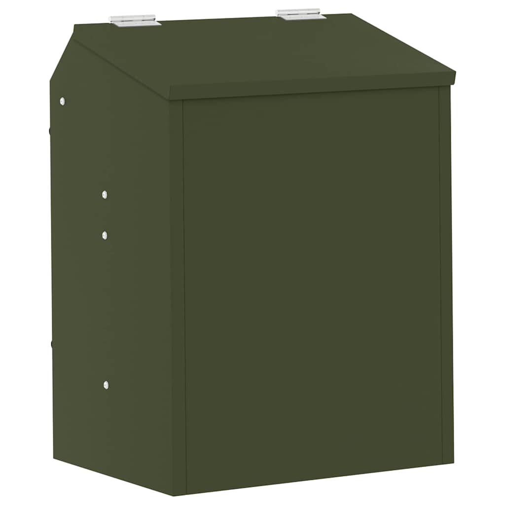 Kaninfôrer Olivengrønn 64.5 x 25.5 x 45.5 cm Kaldvalsget Stål