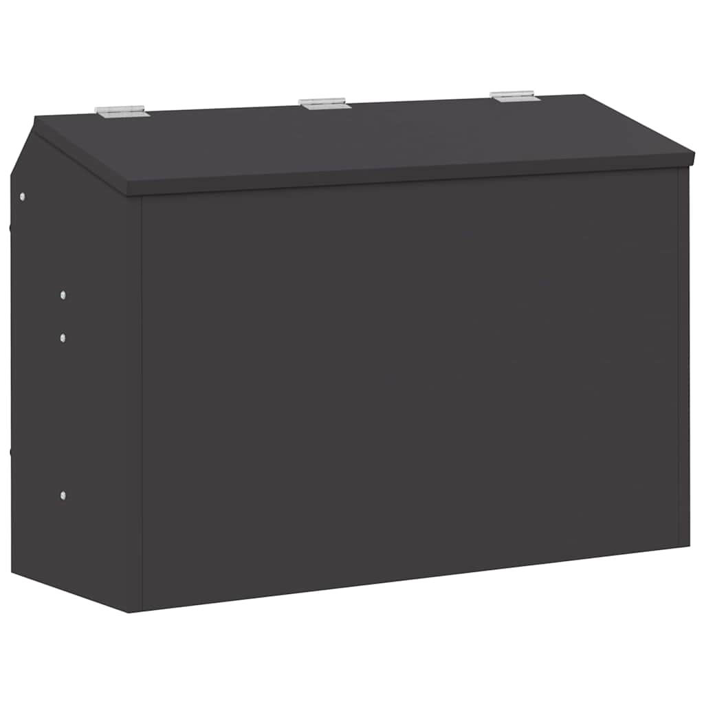 Kaninfôrer Svart 64.5 x 25.5 x 45.5 cm Kaldvalsget Stål