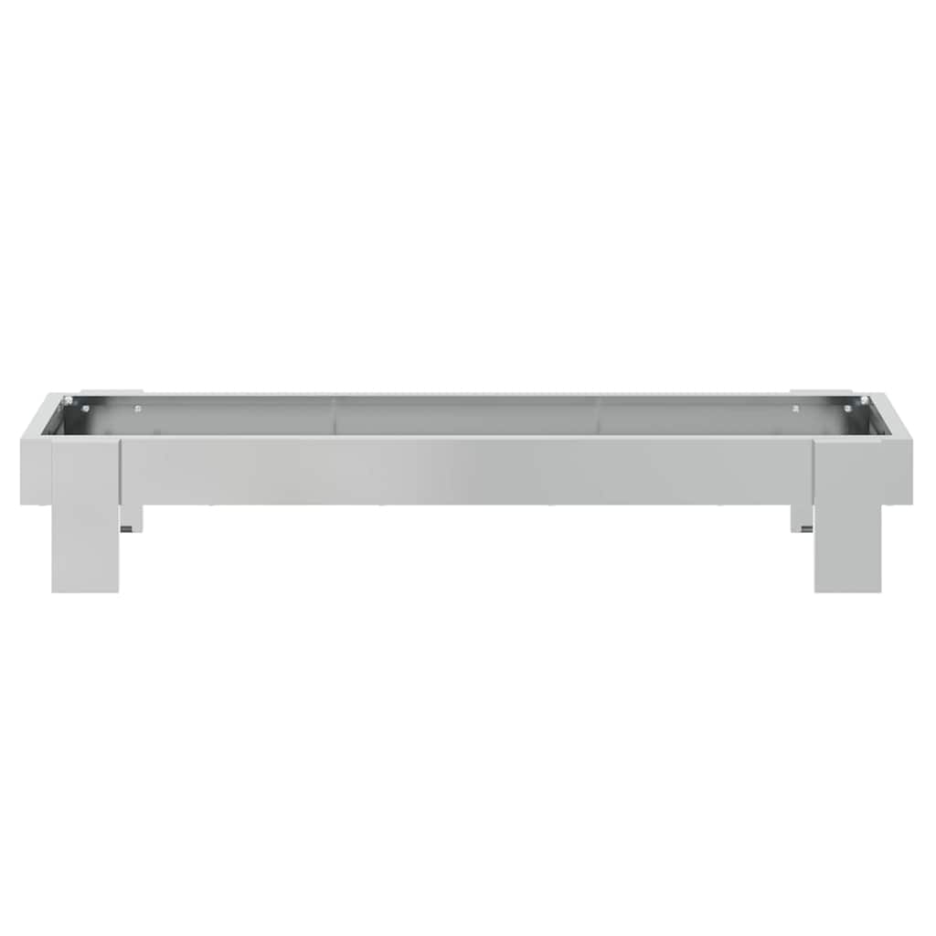 Kylling Fôringsrenne sølv 80 x 28 x 13.5 cm Galvanisert Stål