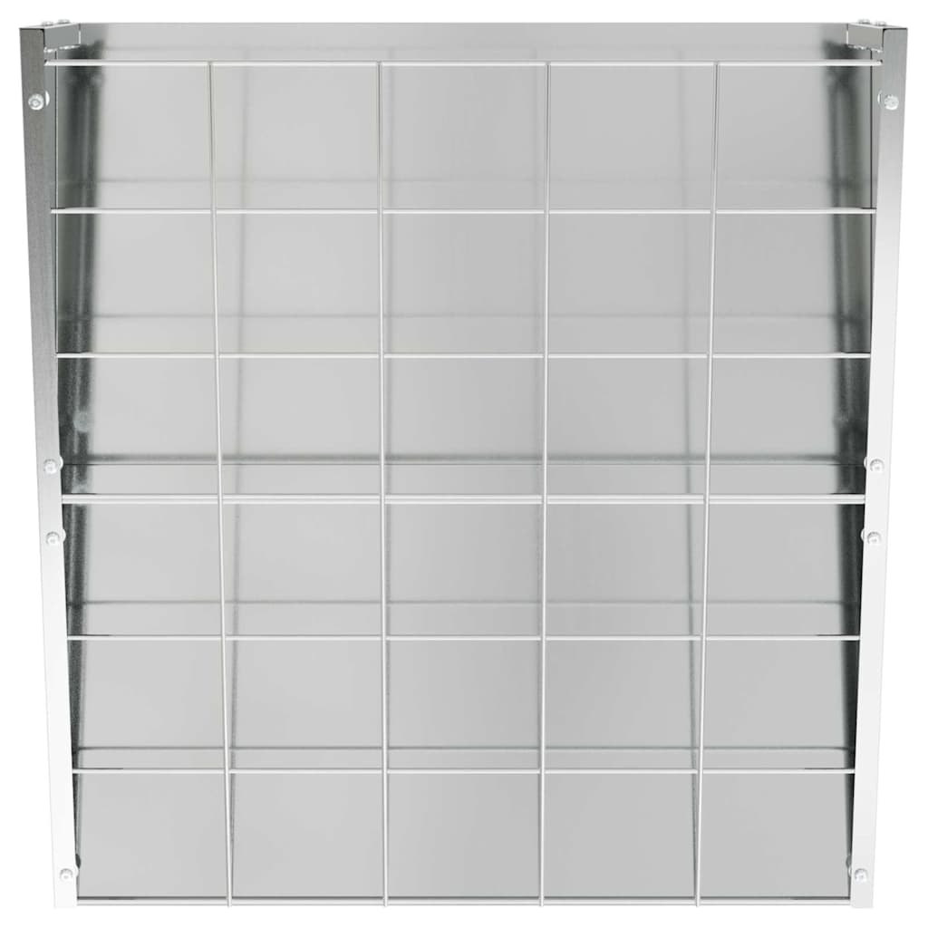 Hengende Høyfôringssystem sølv 61 x 33 x 66 cm Galvanisert Stål