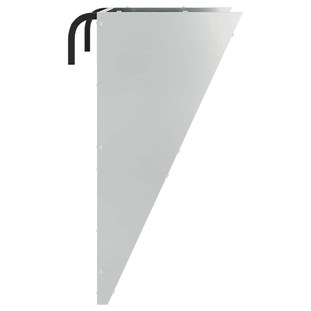 Hengende Høyfôringssystem sølv 61 x 33 x 66 cm Galvanisert Stål