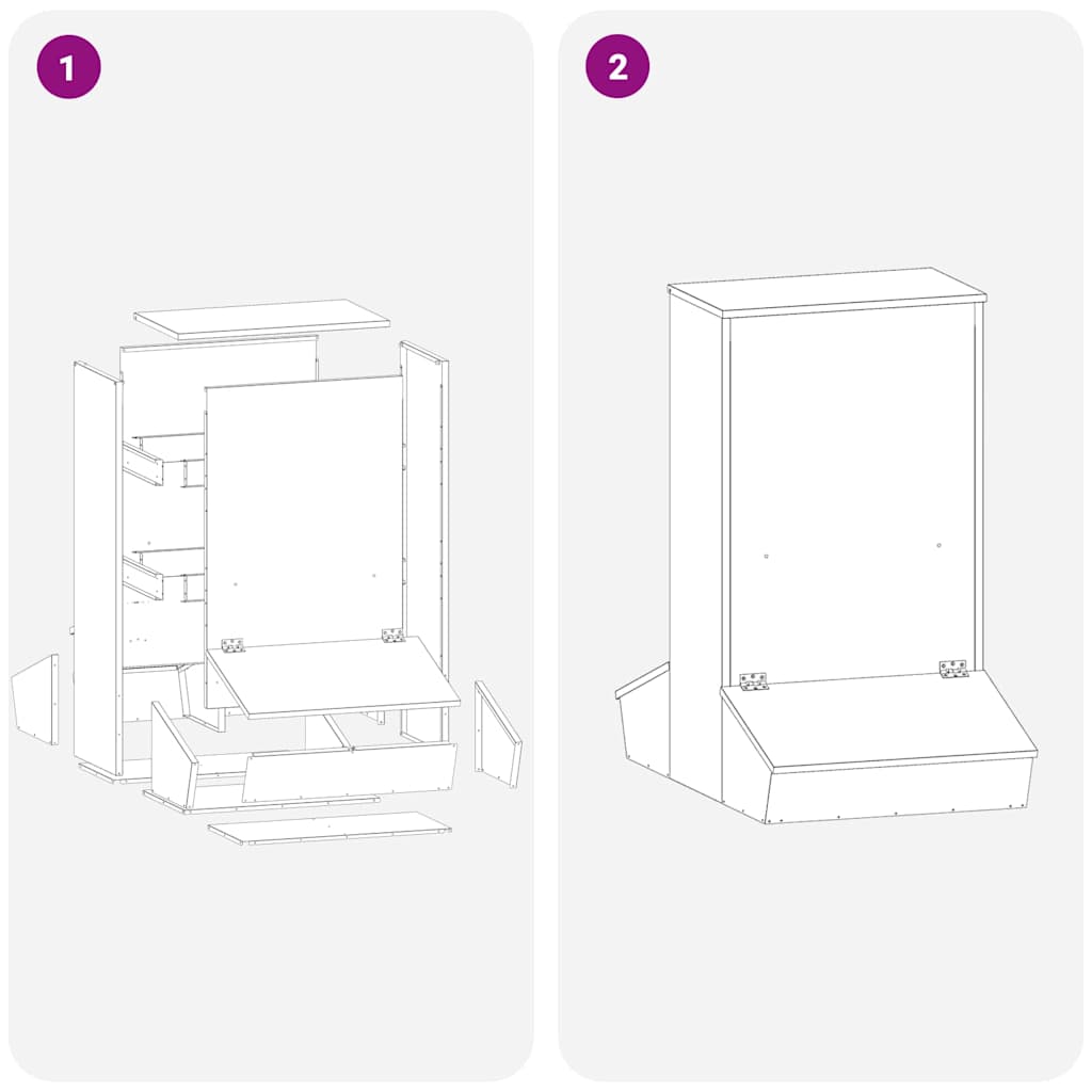 Fôringsautomat for Svin Svart 82 x 51 x 91,5 cm