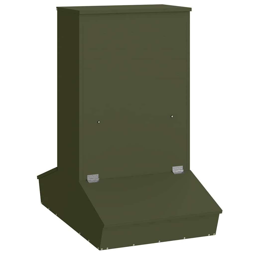 Fôringsautomat for Svin Olivengrønn 82 x 51 x 91,5 cm