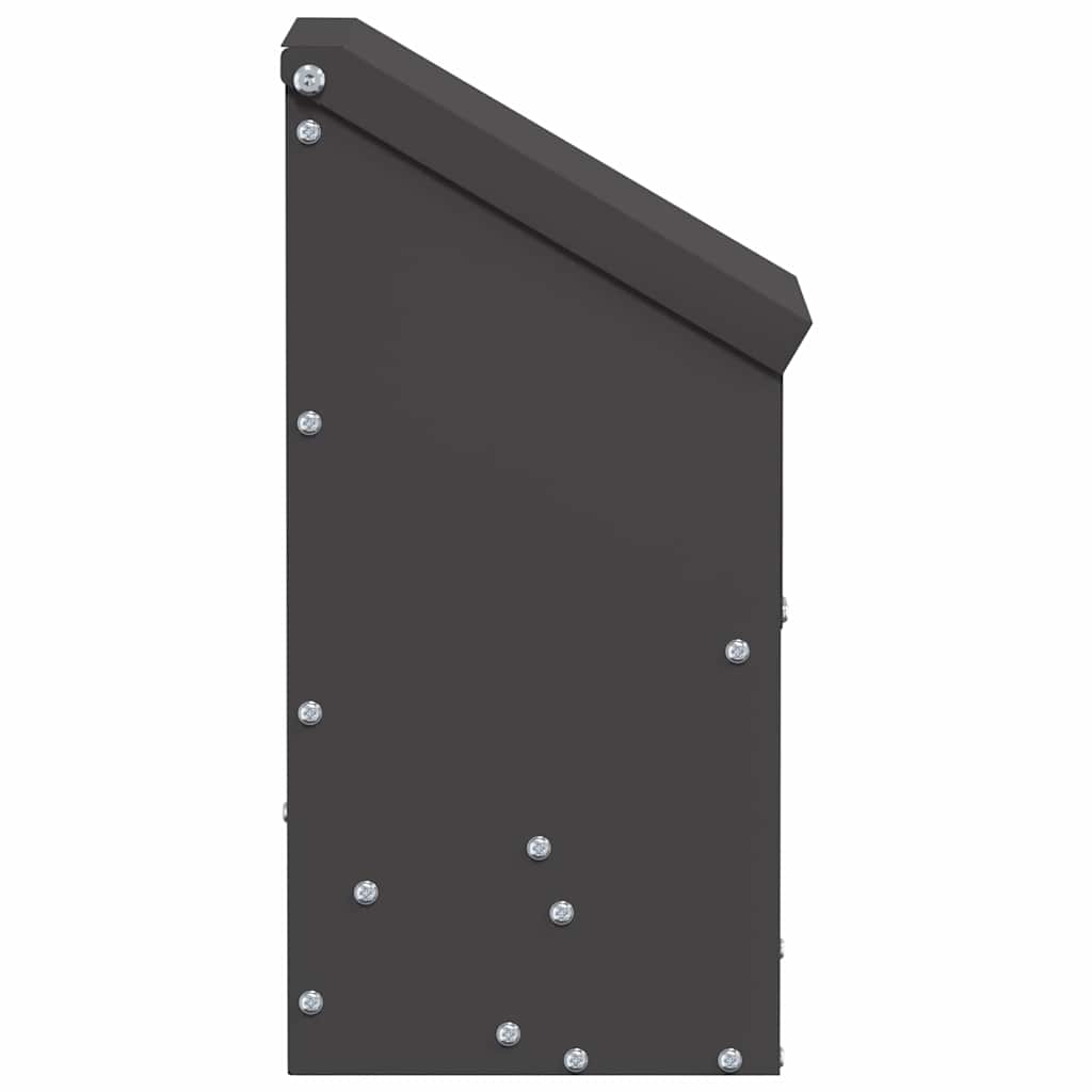 Hønsefutteral Svart 21 x 16 x 33 cm Kaldvalsget Stål