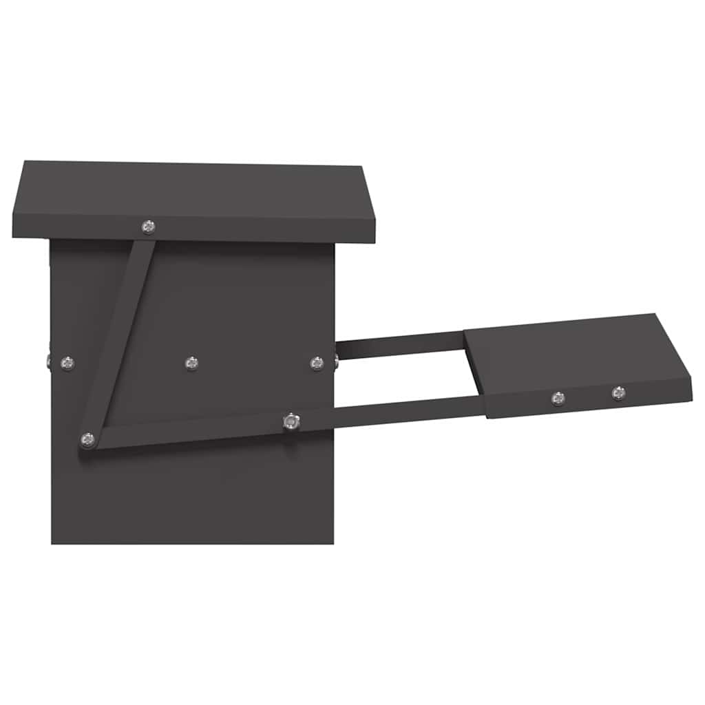 Kylling Trampefrø Svart 48,5 x 39,5 x 19 cm Kaldvalsget Stål