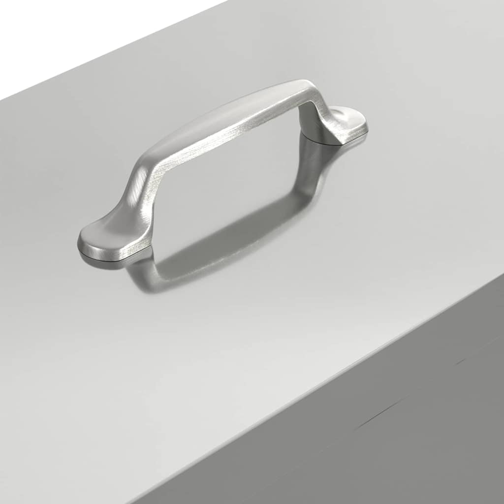 Hønsefutteral 2 pcs sølv 41,5 x 20,5 x 33 cm Galvanisert Stål