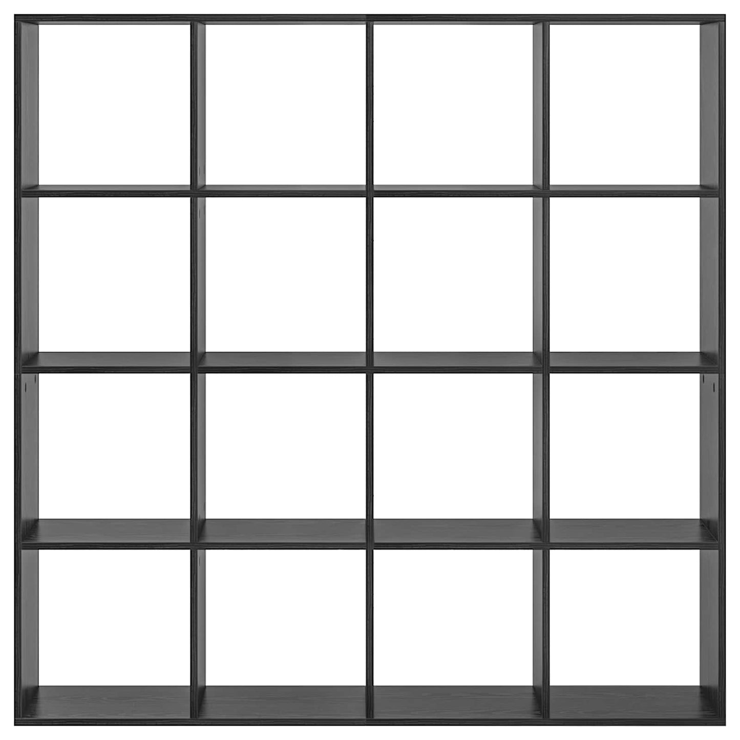 Bokskap Svart Eik 137,5 x 29 x 137,5 cm Konstruert tre