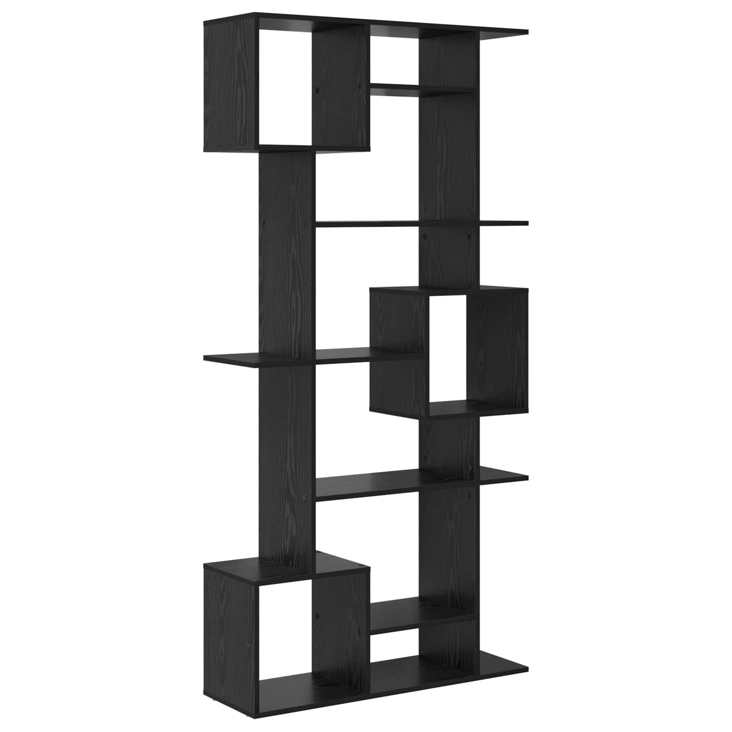 Bokskap Svart Eik 92 x 29 x 188 cm Konstruert tre