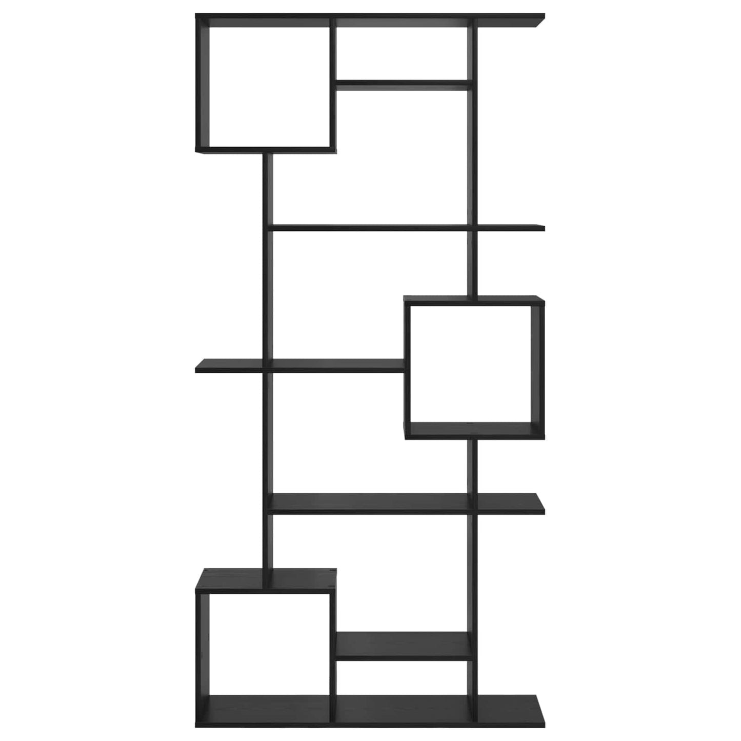 Bokskap Svart Eik 92 x 29 x 188 cm Konstruert tre