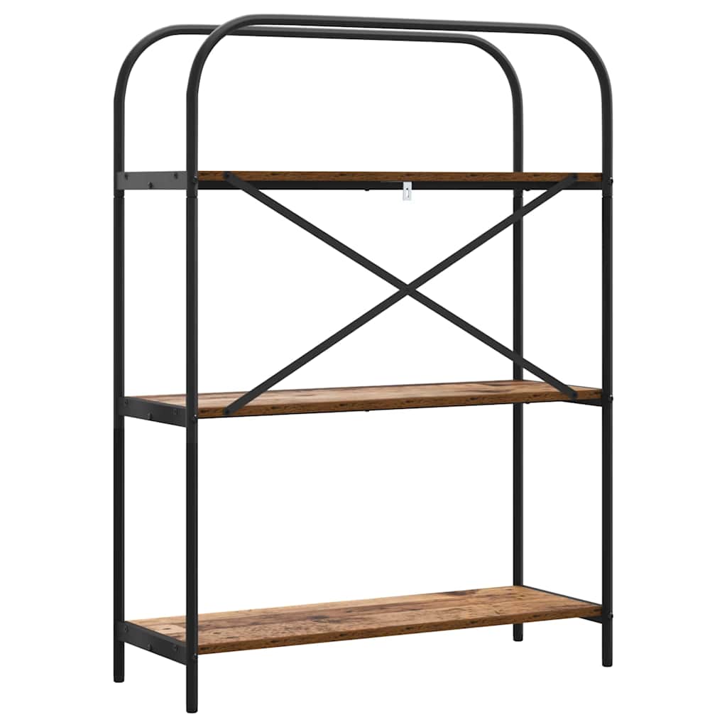 Bokhylle Gammelt tre 80 x 30 x 109 cm Konstruert tre