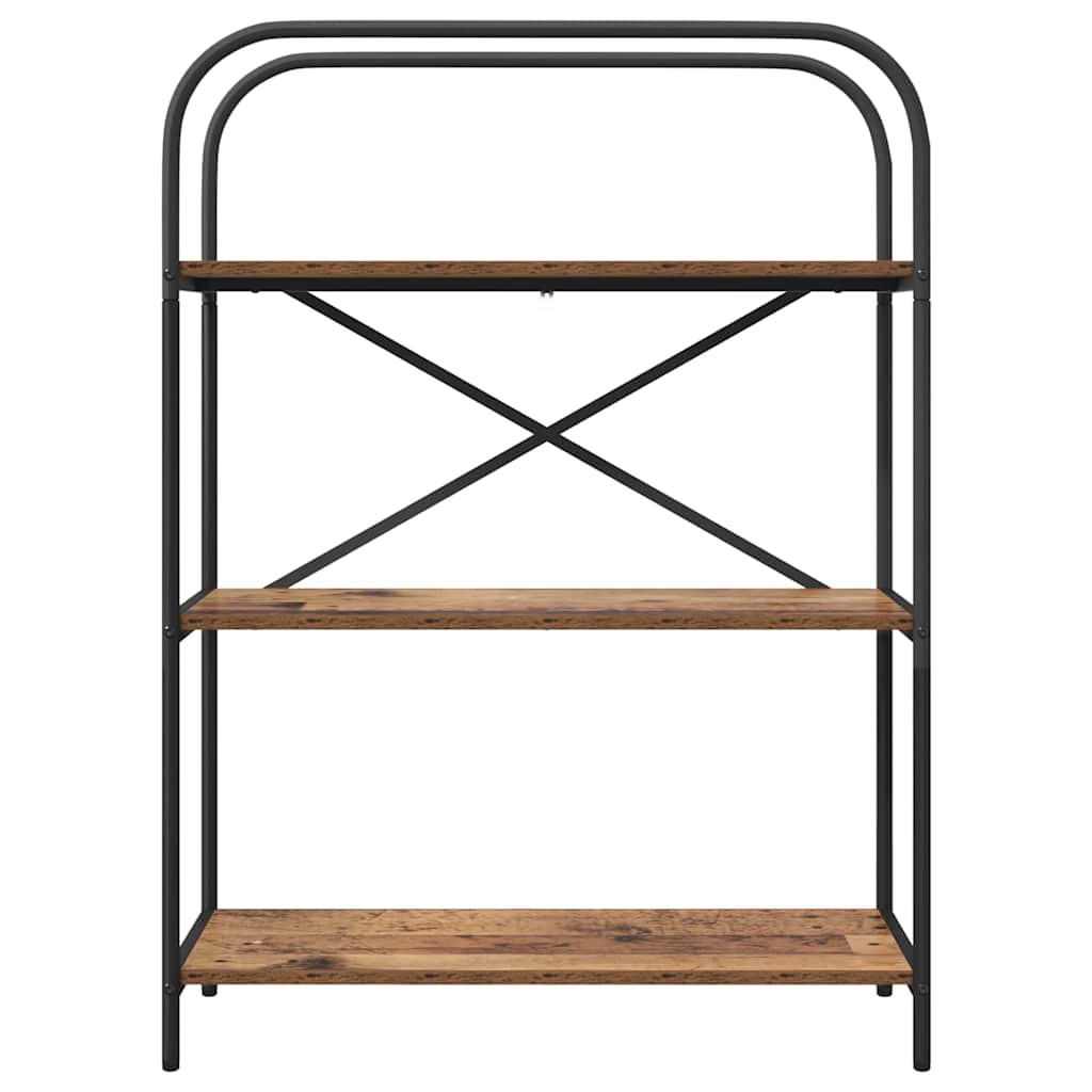 Bokhylle Gammelt tre 80 x 30 x 109 cm Konstruert tre