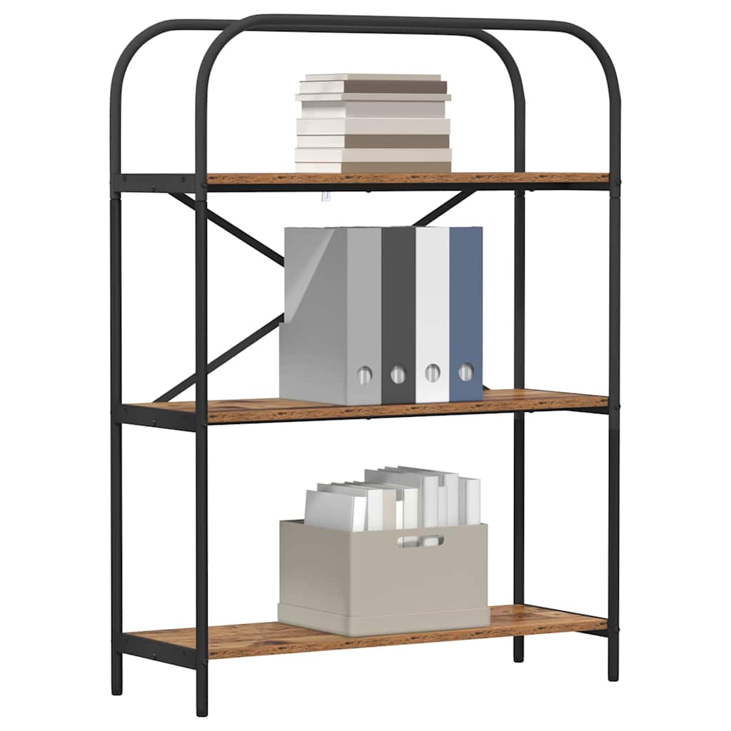 Bokhylle Gammelt tre 80 x 30 x 109 cm Konstruert tre