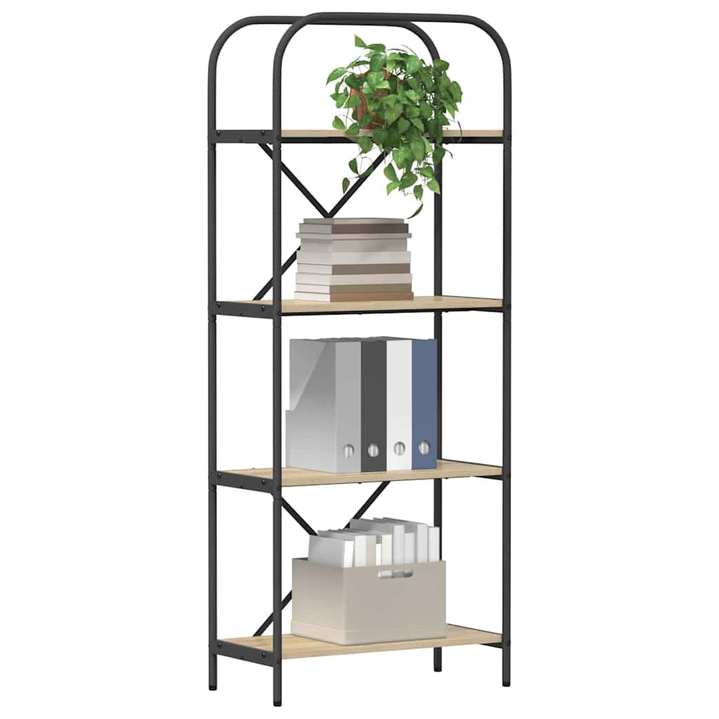 Bokhylle Sonoma eik 60 x 30 x 146 cm Konstruert tre
