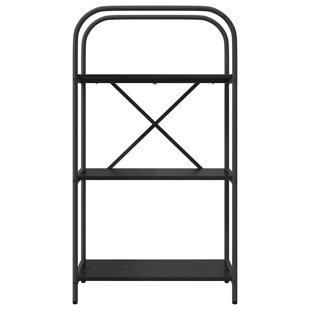 Bokhylle Svart Eik 60 x 30 x 109 cm Konstruert tre