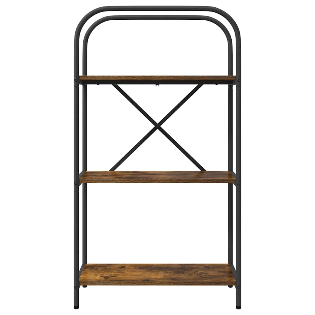 Bokhylle Røkt eik 60 x 30 x 109 cm Konstruert tre