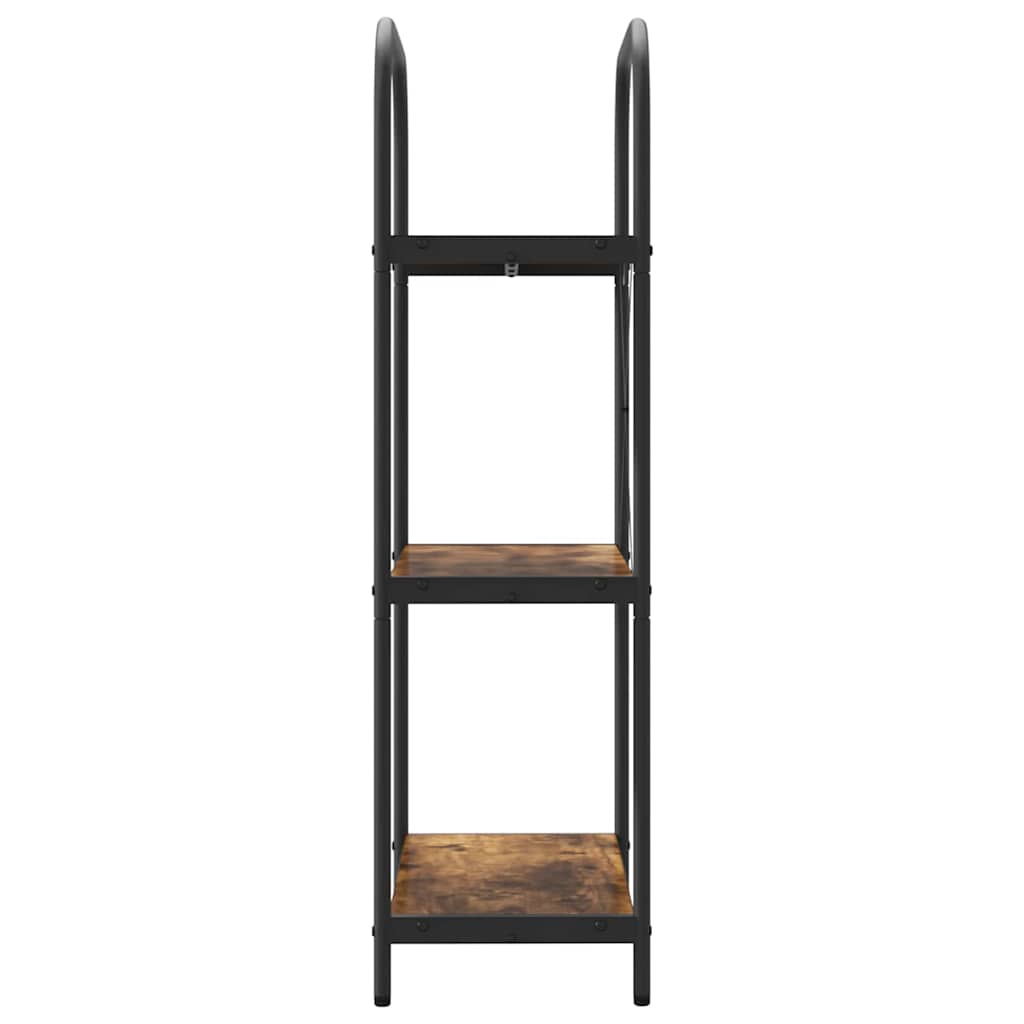 Bokhylle Røkt eik 60 x 30 x 109 cm Konstruert tre