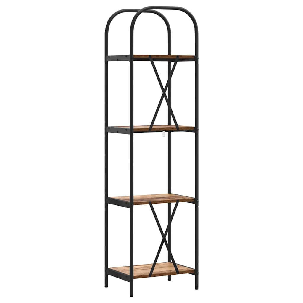 Bokhylle Gammelt tre 40 x 30 x 146 cm Konstruert tre
