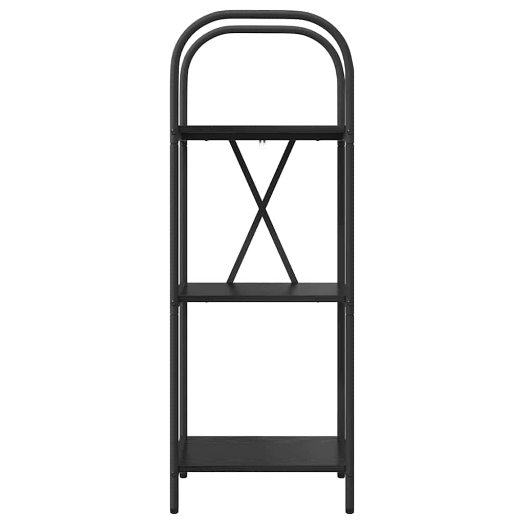 Bokhylle Svart Eik 40 x 30 x 109 cm Konstruert tre
