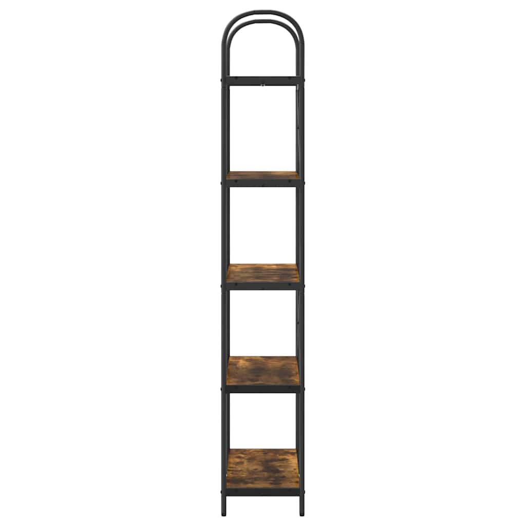 Bokhylle Røkt eik 80 x 30 x 183 cm Konstruert tre