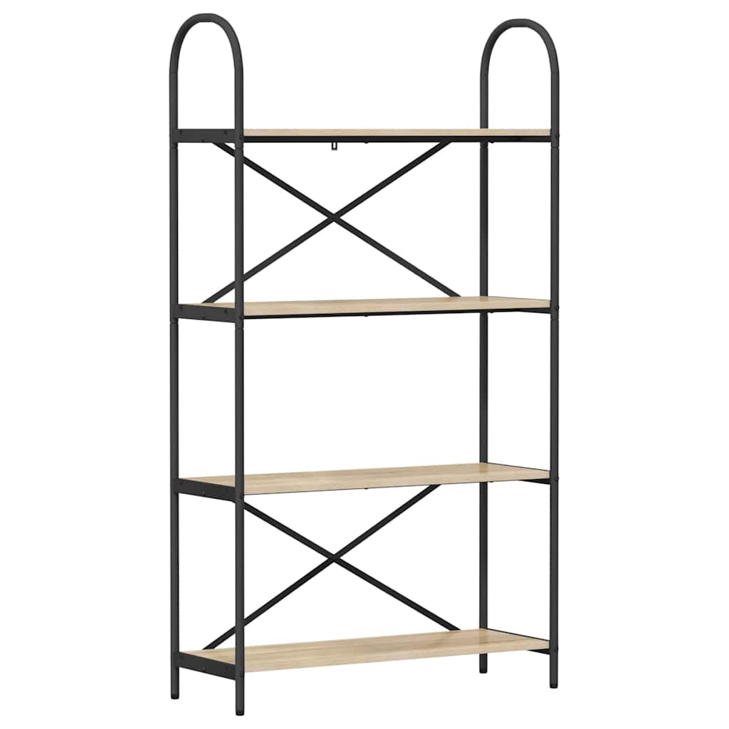 Bokhylle Sonoma eik 80 x 30 x 146 cm Konstruert tre