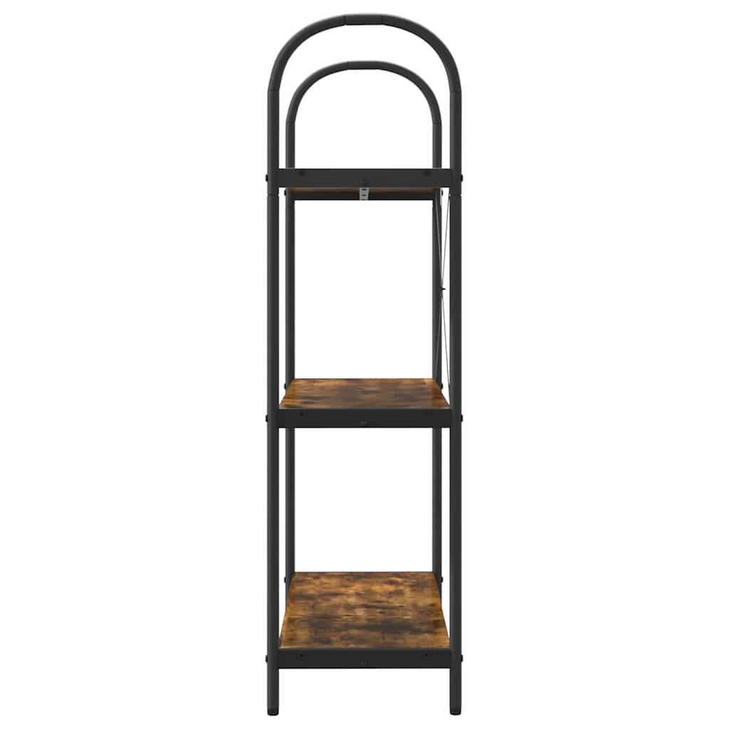 Bokhylle Røkt eik 80 x 30 x 109 cm Konstruert tre