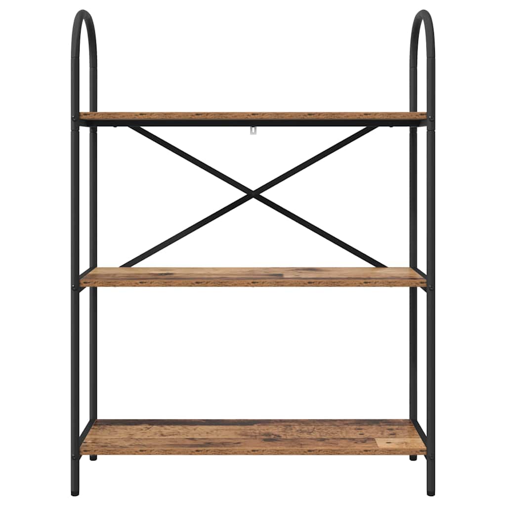 Bokhylle Gammelt tre 80 x 30 x 109 cm Konstruert tre