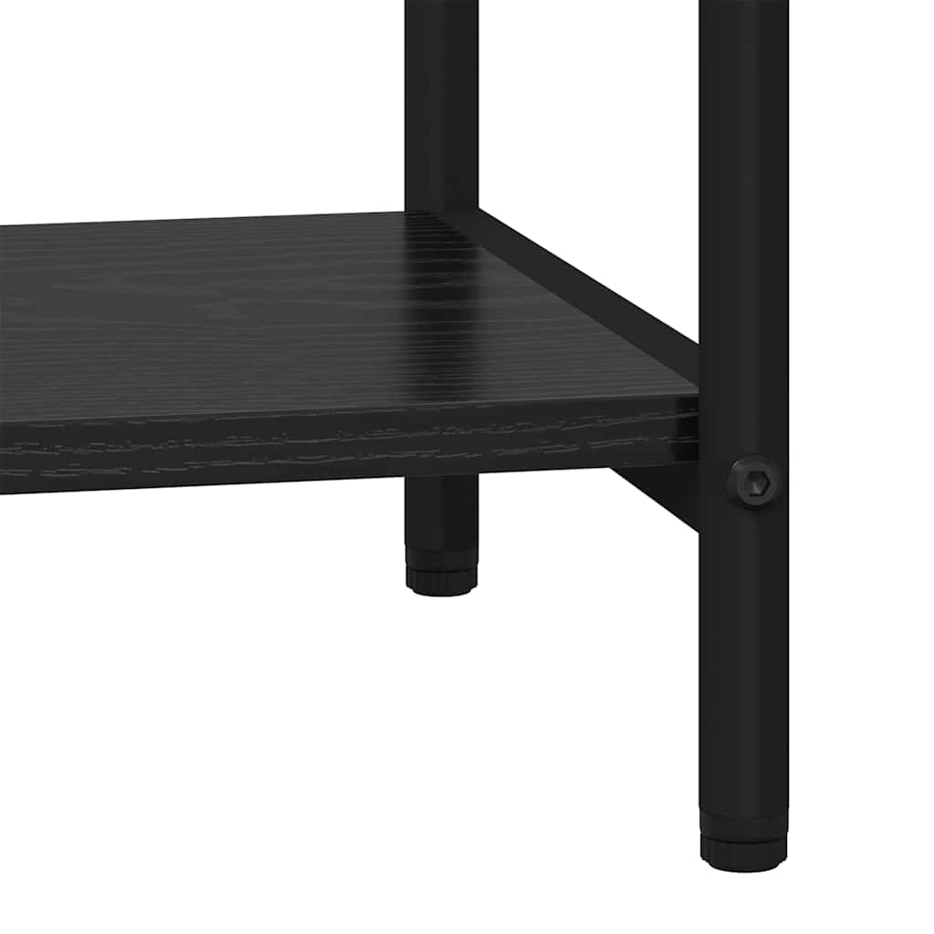 Bokhylle Svart Eik 60 x 30 x 109 cm Konstruert tre