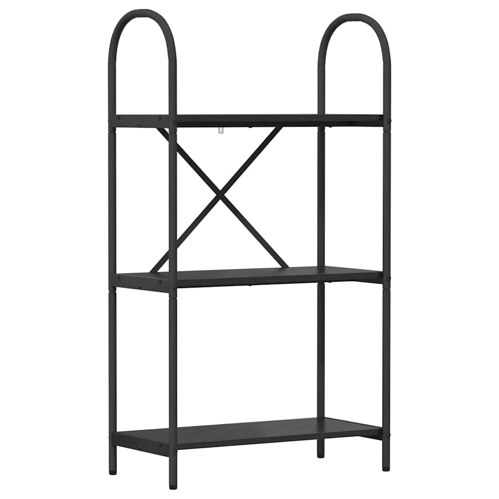 Bokhylle Svart Eik 60 x 30 x 109 cm Konstruert tre