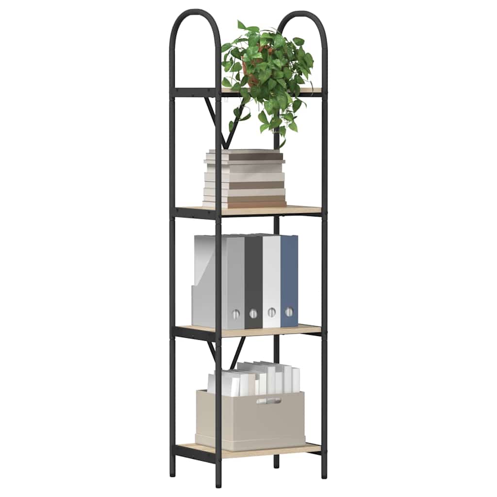 Bokhylle Sonoma eik 40 x 30 x 146 cm Konstruert tre