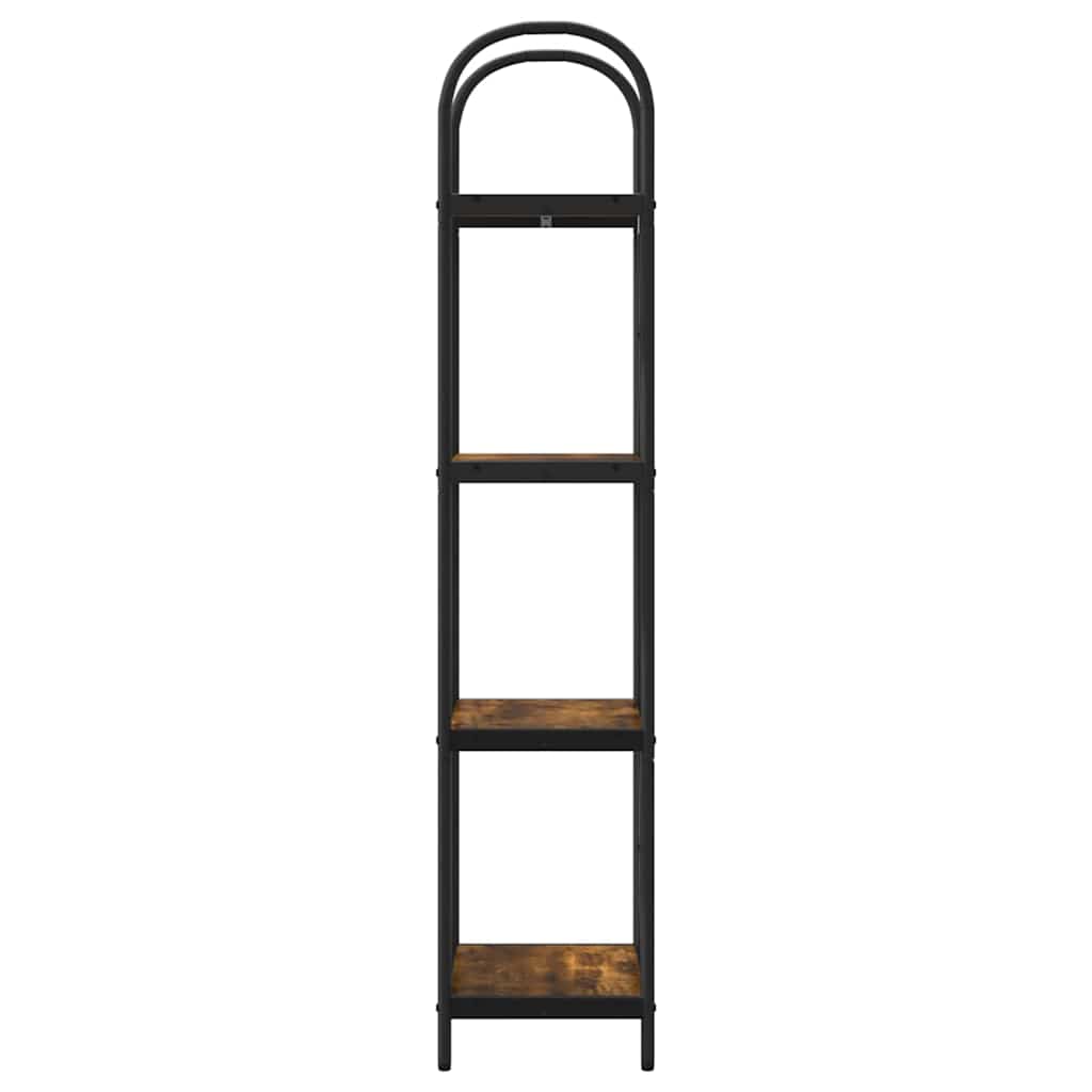 Bokhylle Røkt eik 40 x 30 x 146 cm Konstruert tre