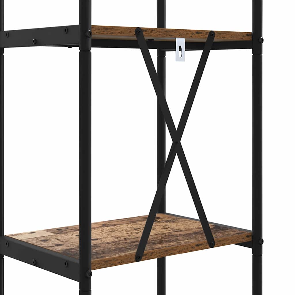 Bokhylle Gammelt tre 40 x 30 x 146 cm Konstruert tre