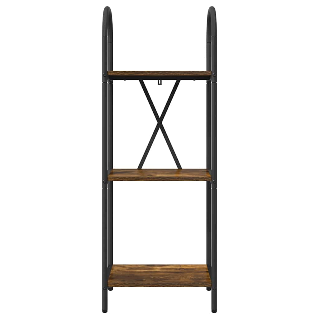 Bokhylle Røkt eik 40 x 30 x 109 cm Konstruert tre
