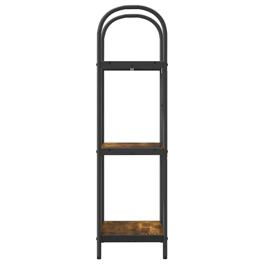 Bokhylle Røkt eik 40 x 30 x 109 cm Konstruert tre