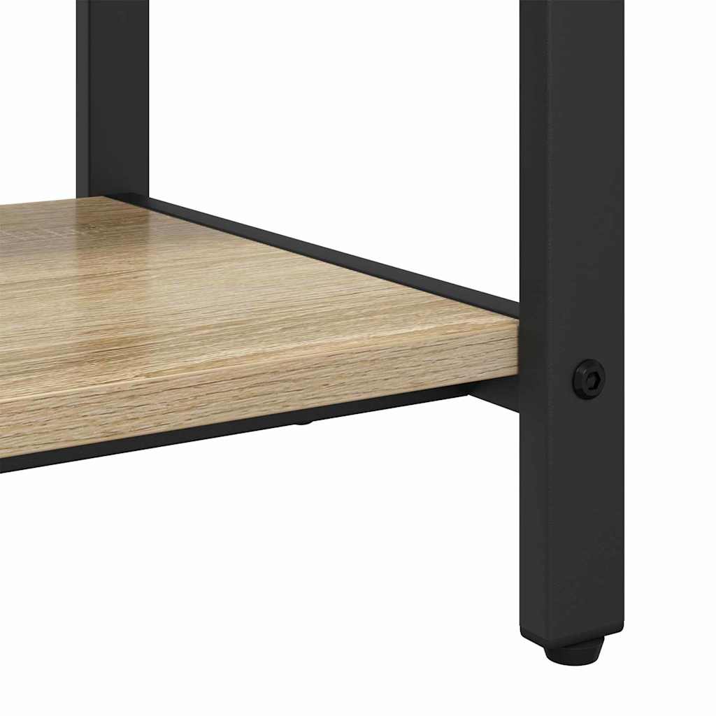 Kleshenger med hylle Sonoma eik 95 x 34 x 184 cm Konstruert tre
