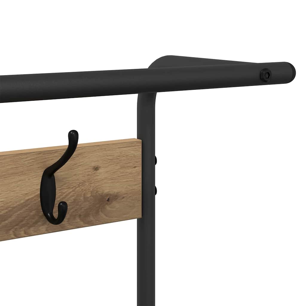 Kleshenger Artisan eik 95 x 34 x 184 cm Konstruert tre