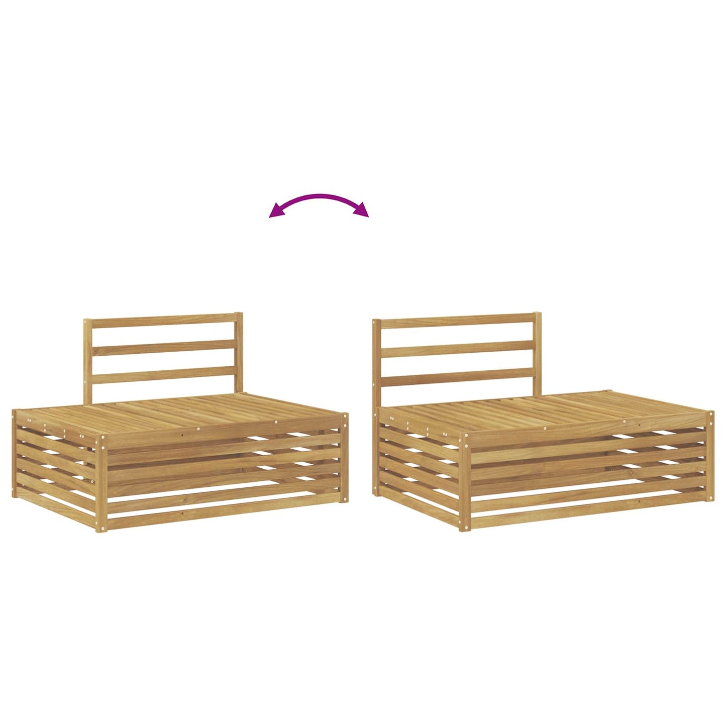 Utendørs sofa-sett 6 Stk