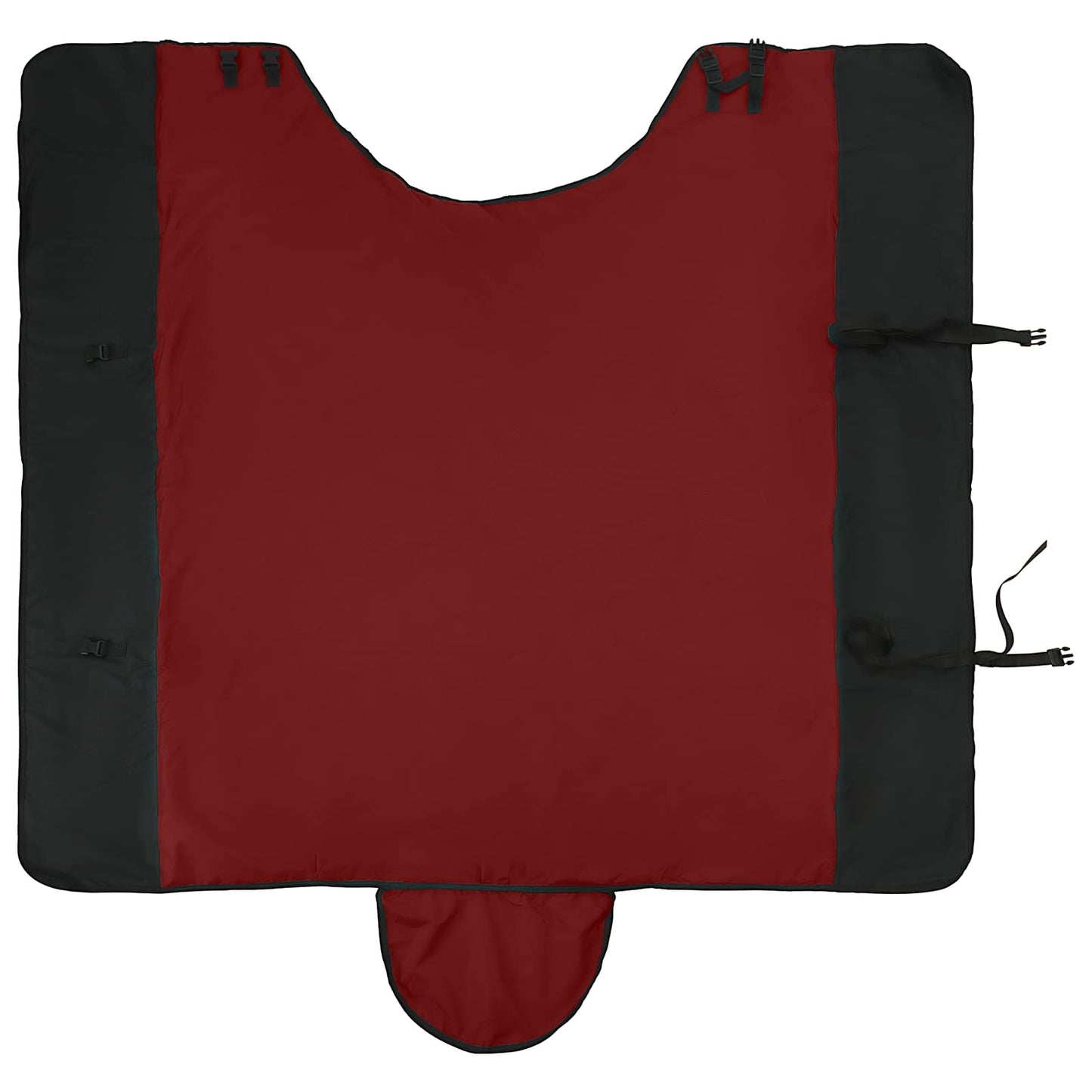 Hestepledd Mørk Grønn og Svart 85 cm Polyester