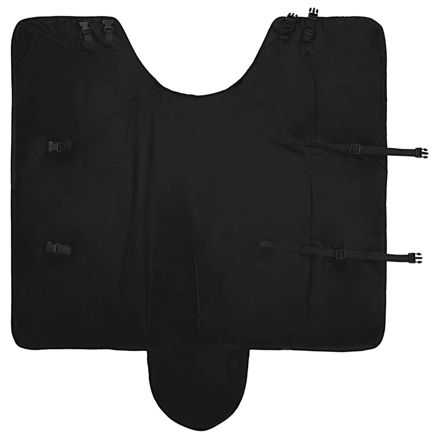Hestepledd Mørk Grønn og Svart 125 cm Polyester