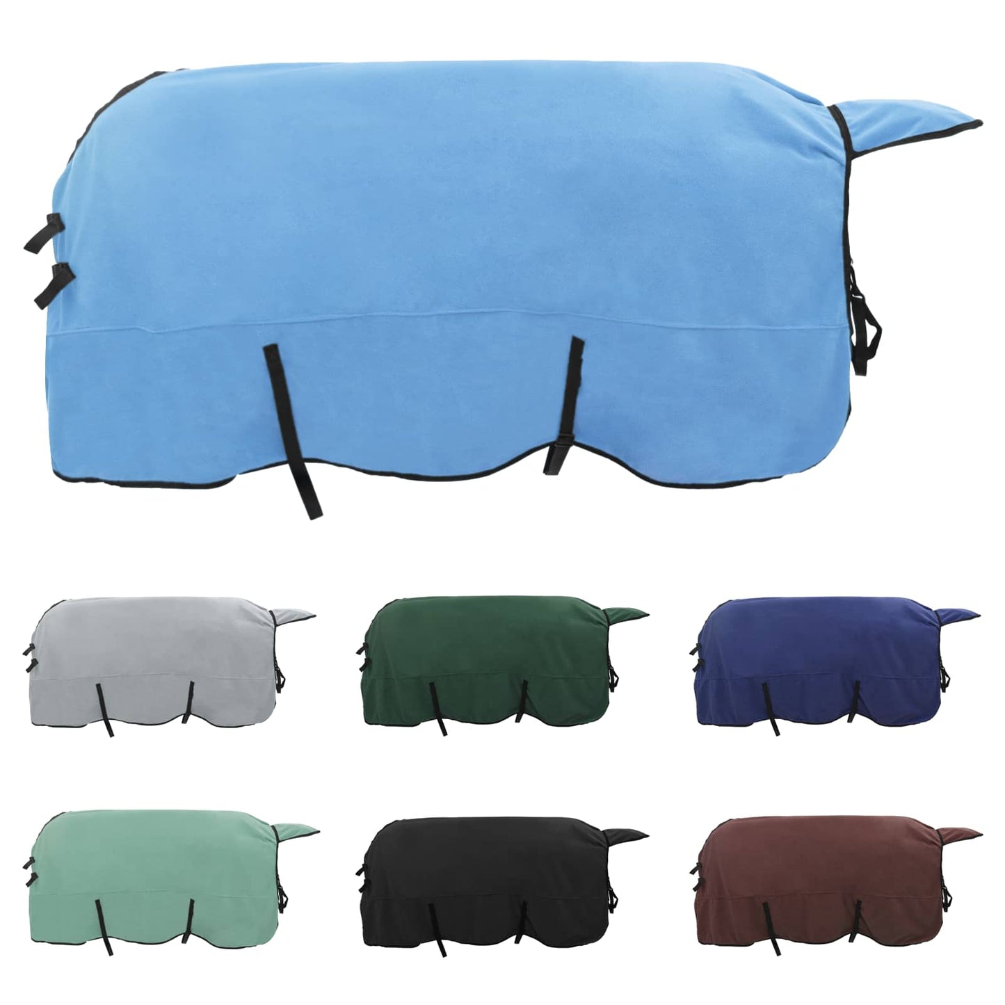 Hestepledd Full aqua 125 cm Polyester