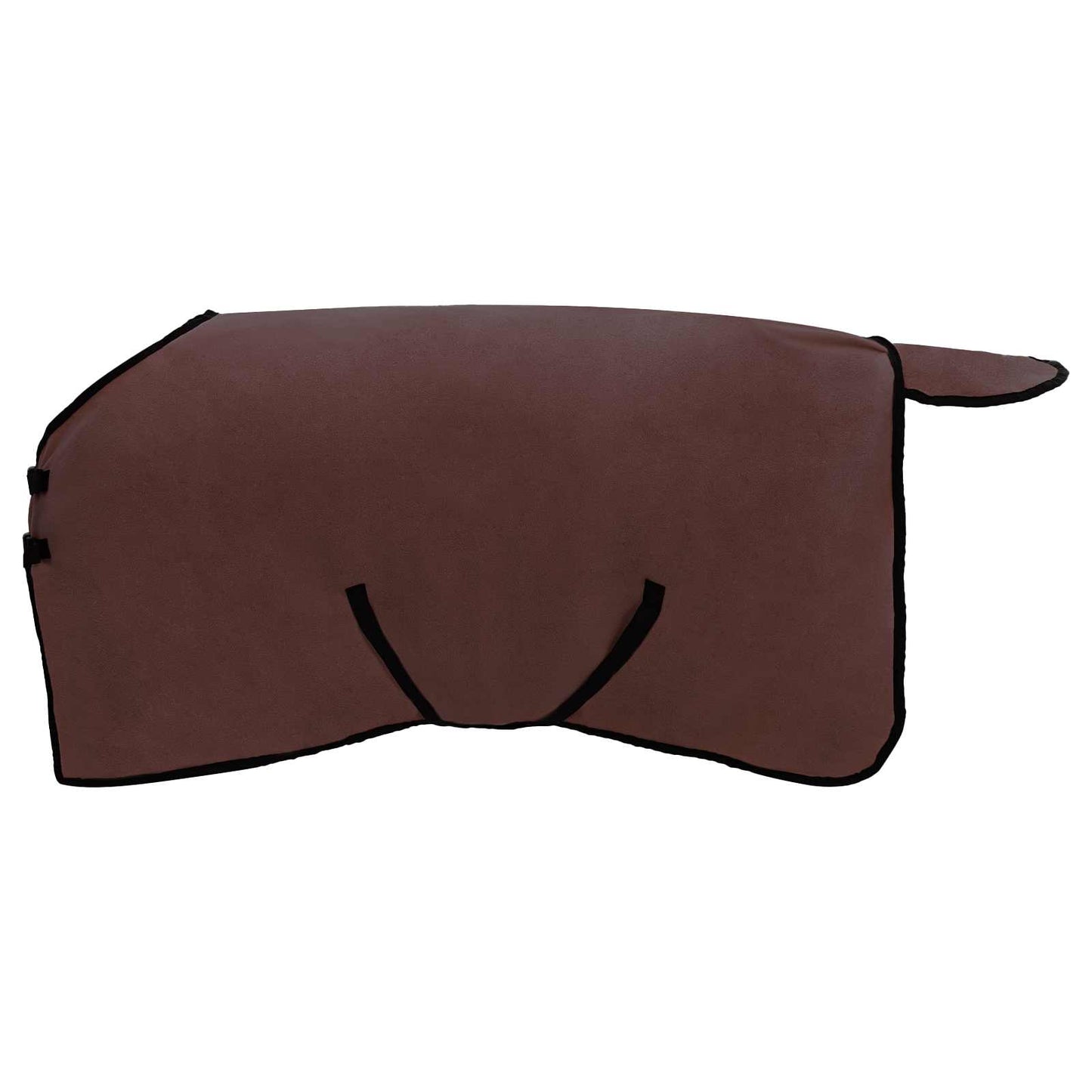 Hestepledd Helt mørk brun Polyester