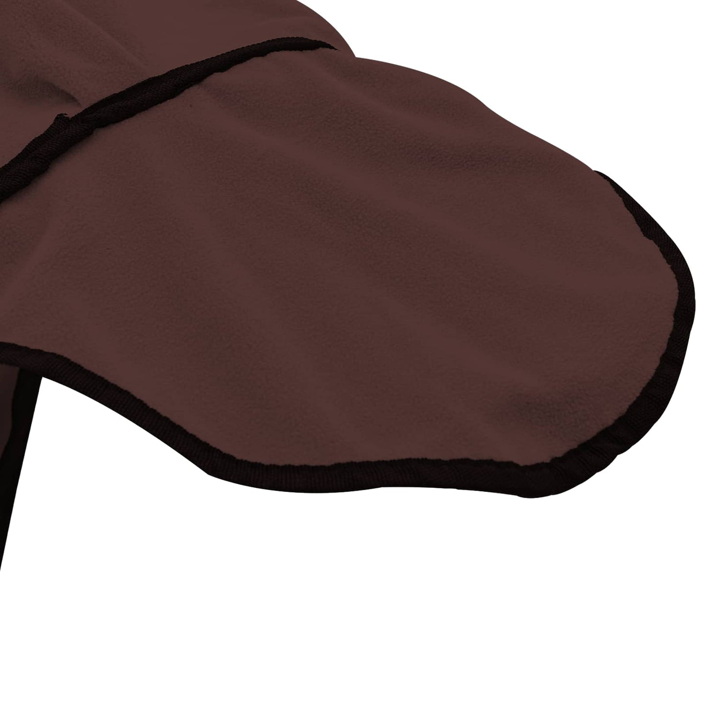 Hestepledd Helt mørk brun 105 cm Polyester