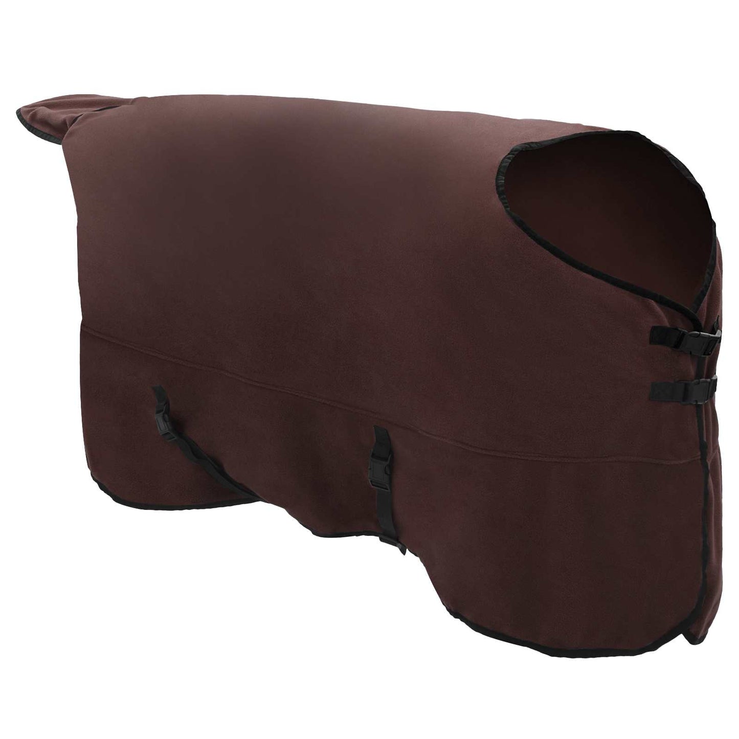Hestepledd Helt mørk brun 135 cm Polyester